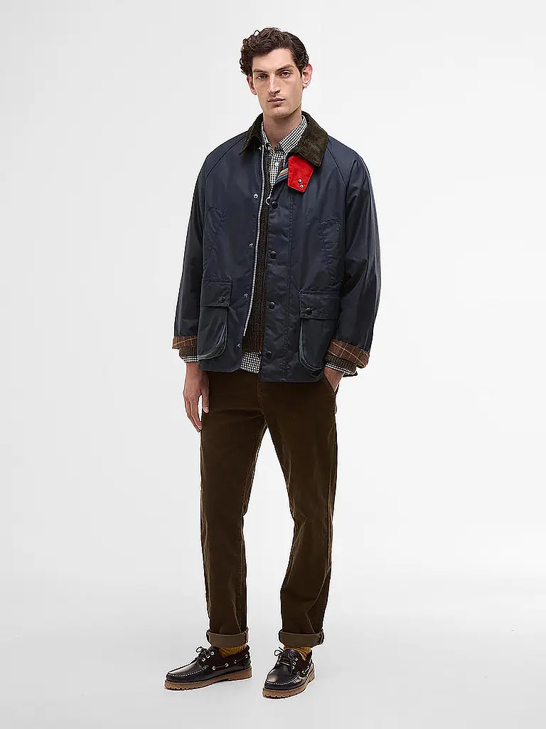 BARBOUR | Paul Smith loves Barbour Wachsjacke Oversized Bedale | Dunkelblau
