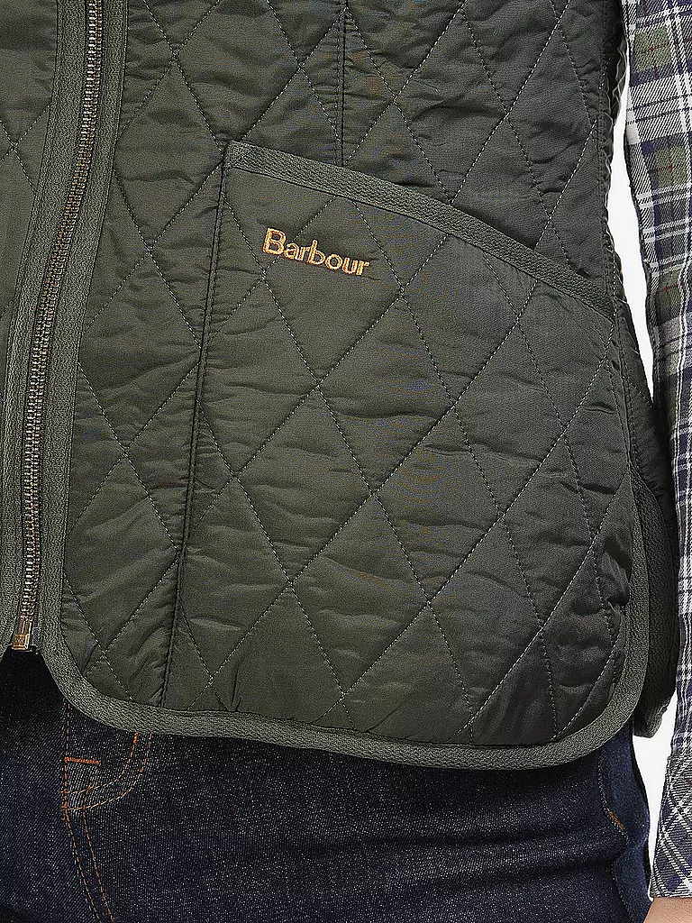 BARBOUR | Steppgilet FLEECE BETTY | dunkelblau