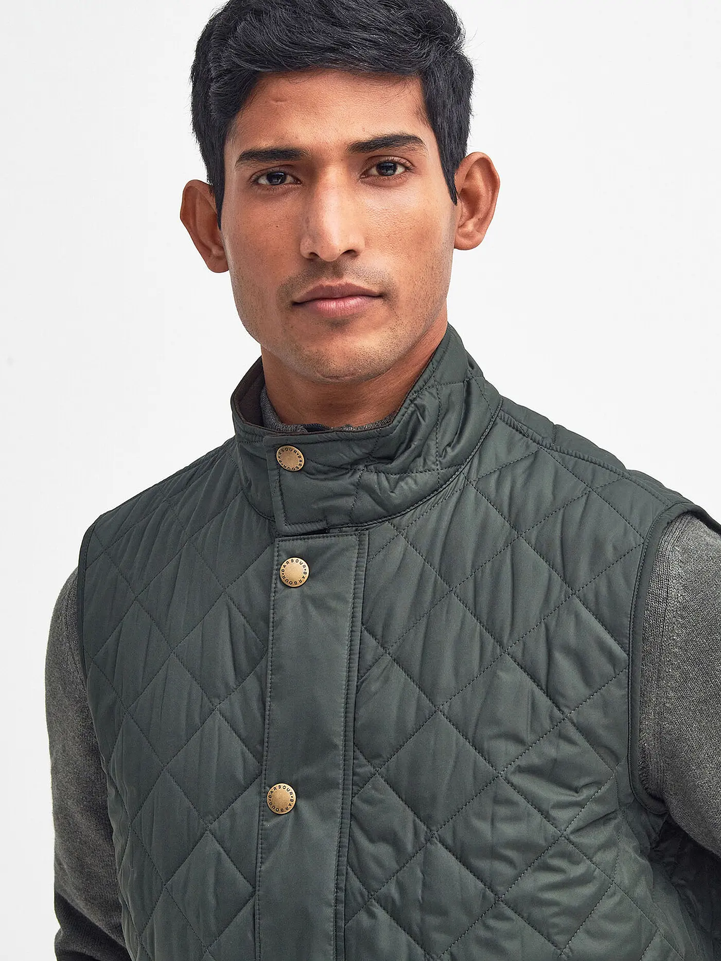 BARBOUR | Steppgilet LOWERDALE | olive