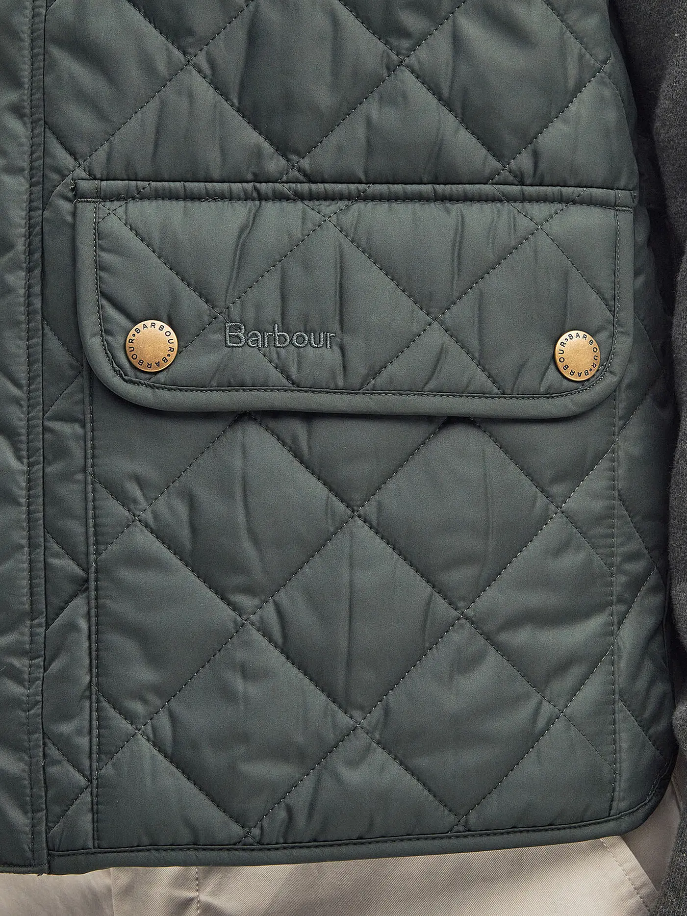BARBOUR | Steppgilet LOWERDALE | olive