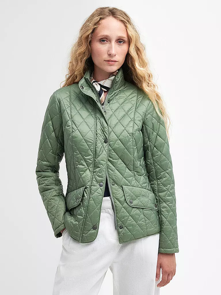 BARBOUR | Steppjacke FLYWEIGHT CAVALRY | hellgrün