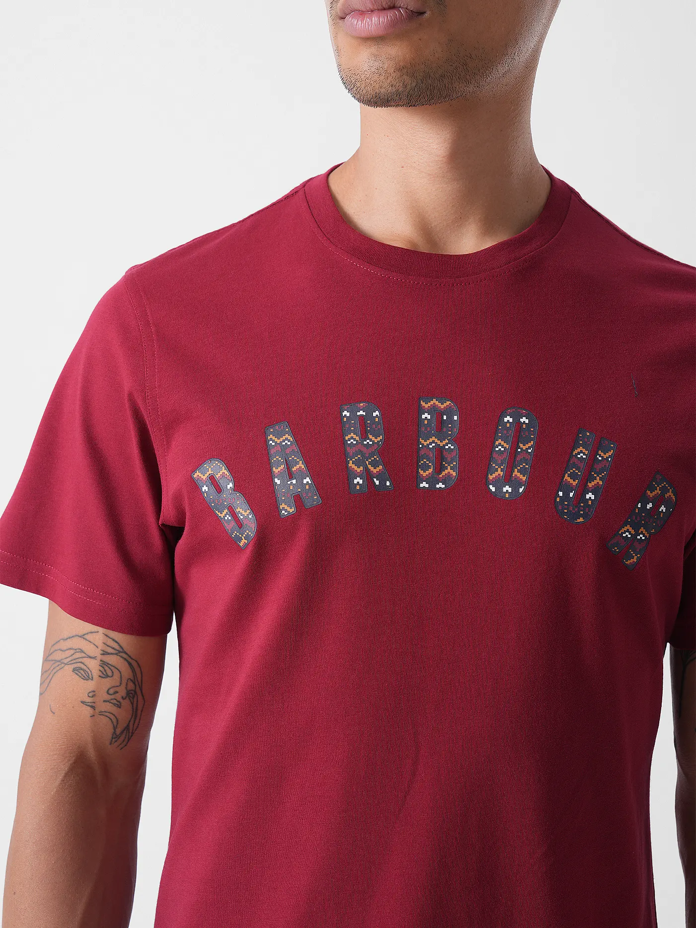 BARBOUR | T-Shirt  | rot
