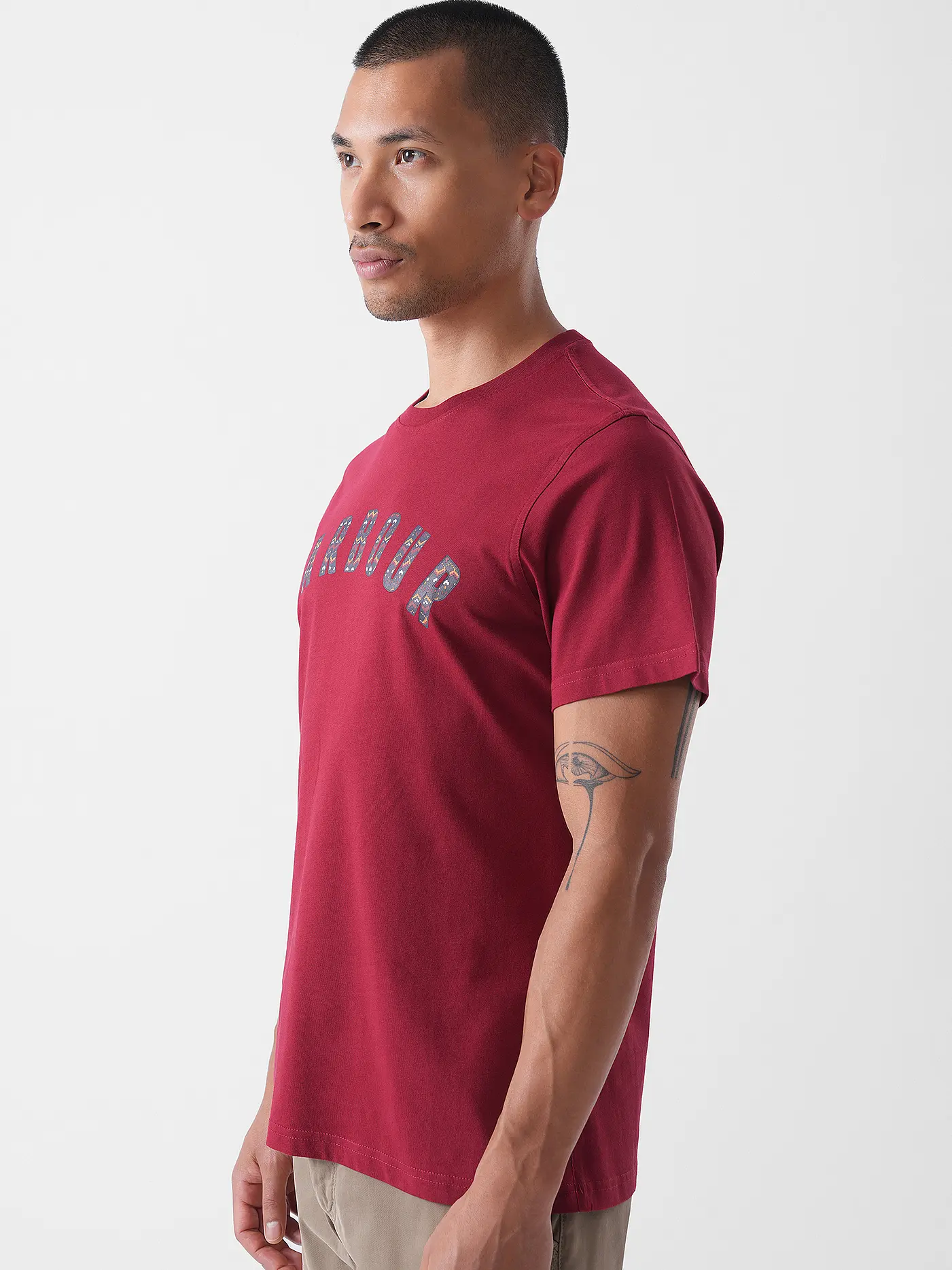 BARBOUR | T-Shirt  | rot