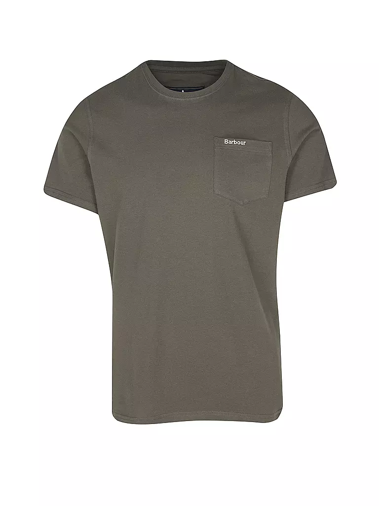 BARBOUR | T-Shirt LANGDON | grau