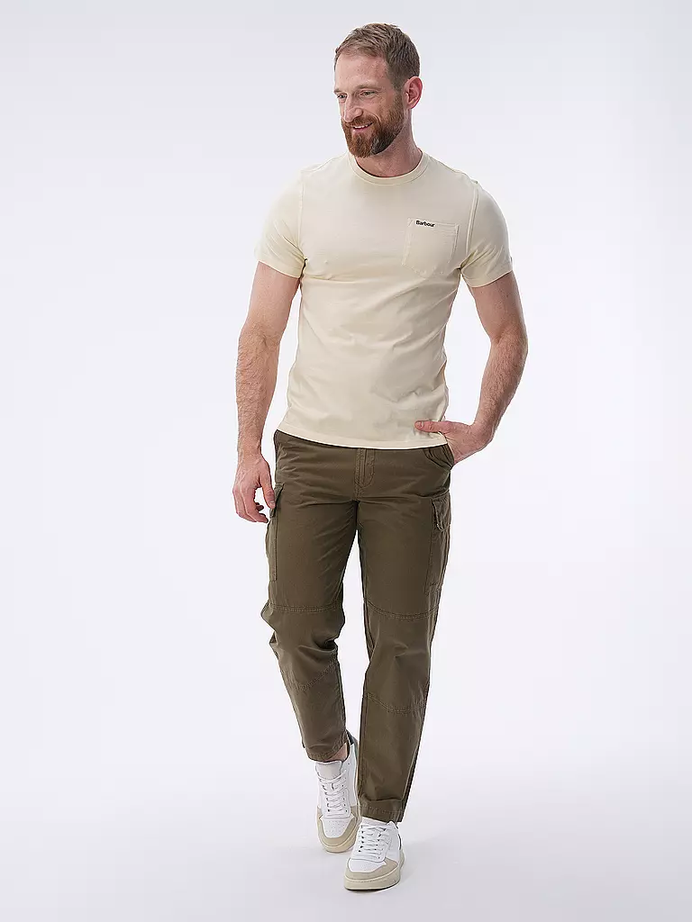 BARBOUR | T-Shirt LANGDON | creme