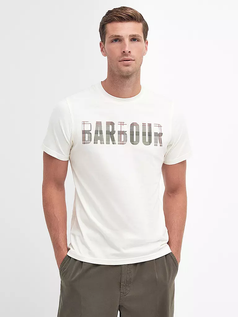 BARBOUR | T-Shirt THURNFORD | creme