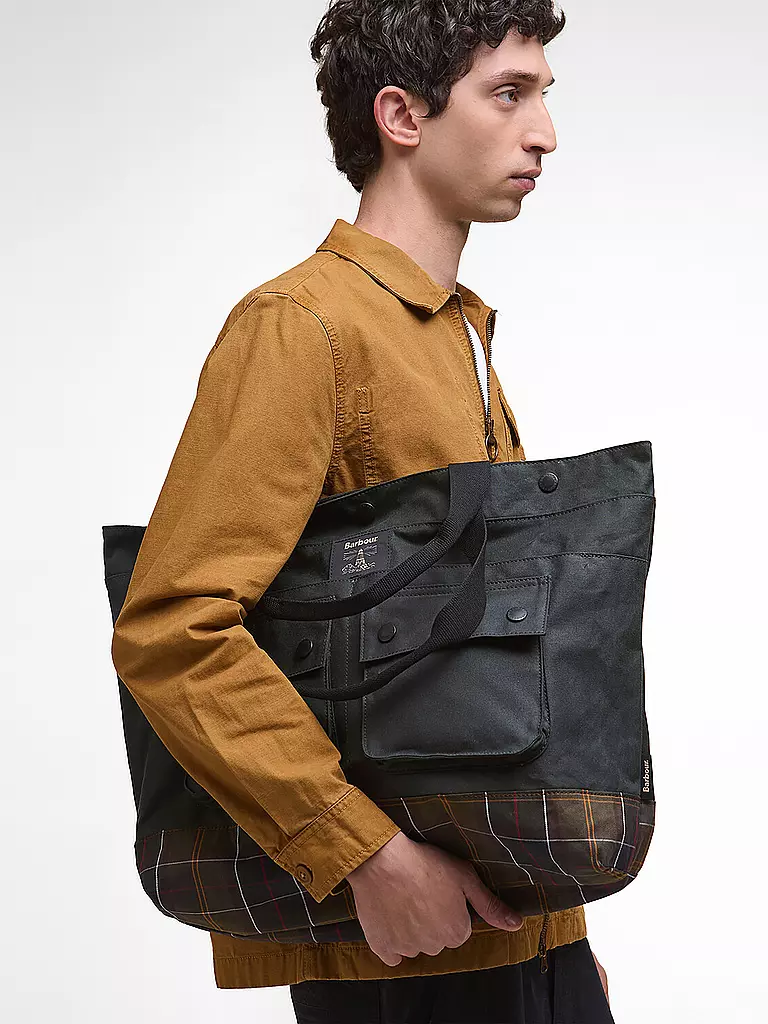 BARBOUR | Tasche - Tote Bag FIELD WAX | olive