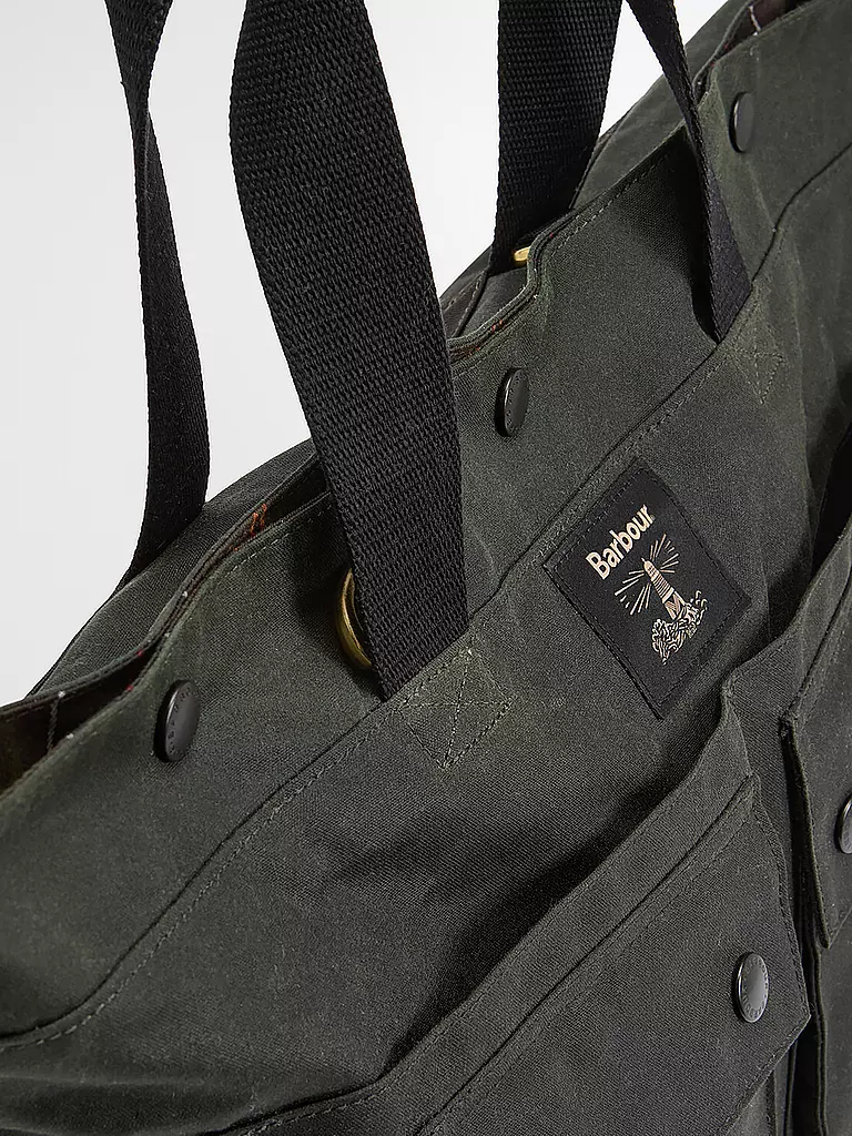BARBOUR | Tasche - Tote Bag FIELD WAX | olive