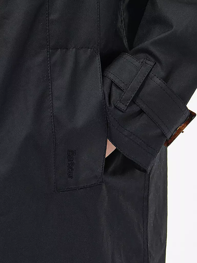 BARBOUR | Trenchcoat MALALA WAX | schwarz