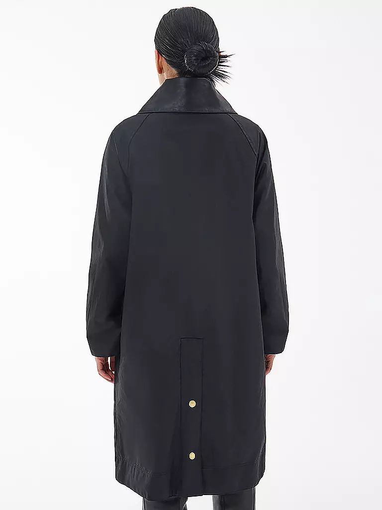 BARBOUR | Trenchcoat TOWNFIELD WAX | schwarz