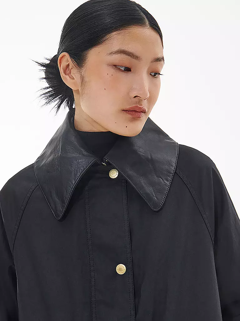 BARBOUR | Trenchcoat TOWNFIELD WAX | schwarz