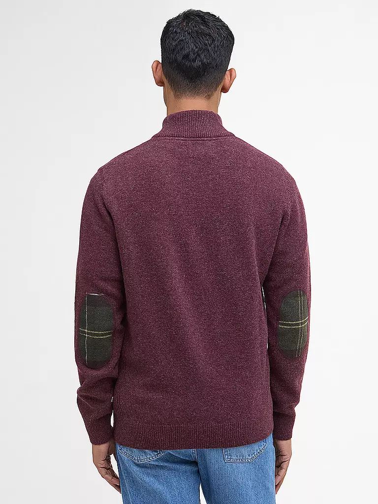 BARBOUR | Troyer Pullover HOLDIN  | dunkelrot