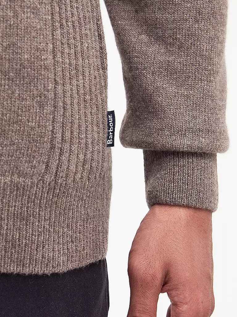BARBOUR | Troyer Pullover HOLDIN | dunkelrot
