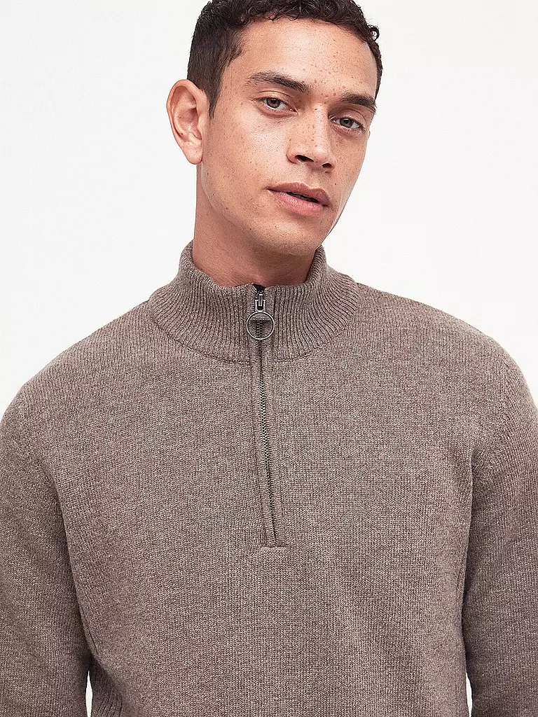 BARBOUR | Troyer Pullover HOLDIN | dunkelrot