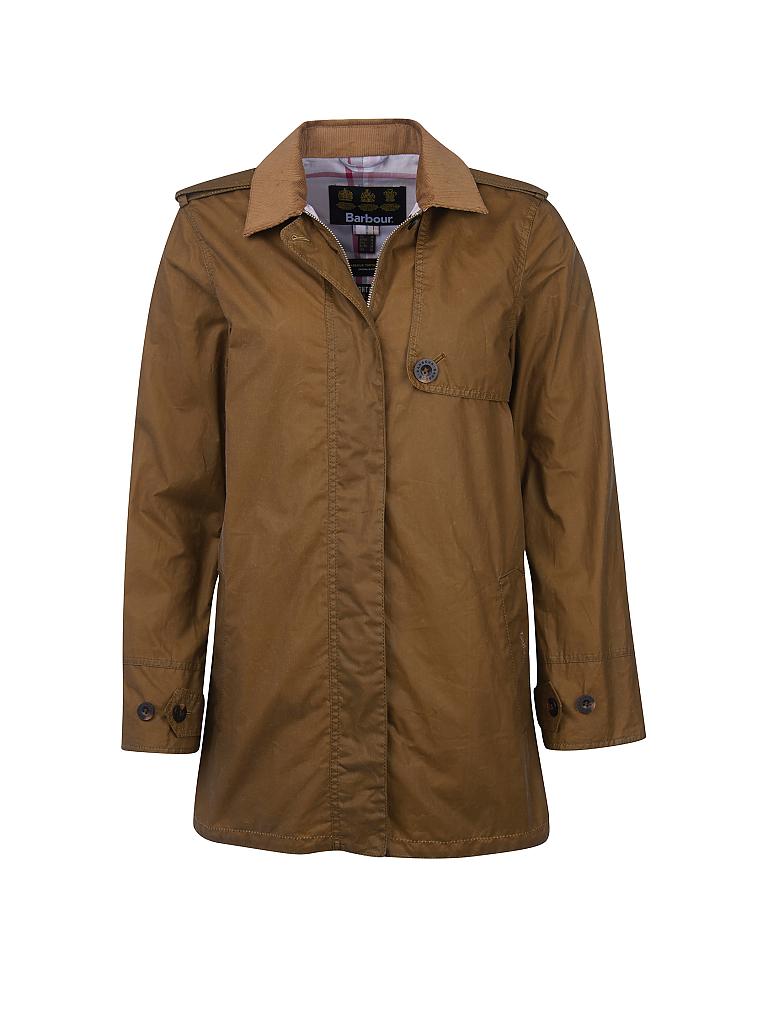 BARBOUR | Wachsmantel " Una " | grau