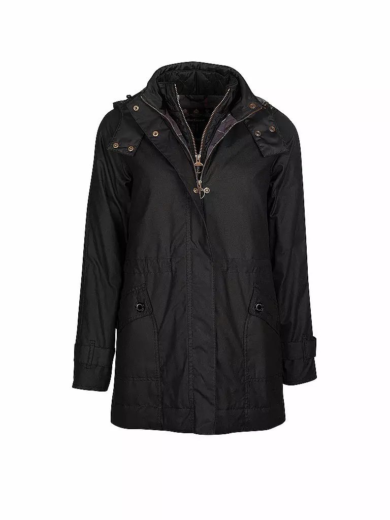 BARBOUR | Wachsparka CANNICH | schwarz