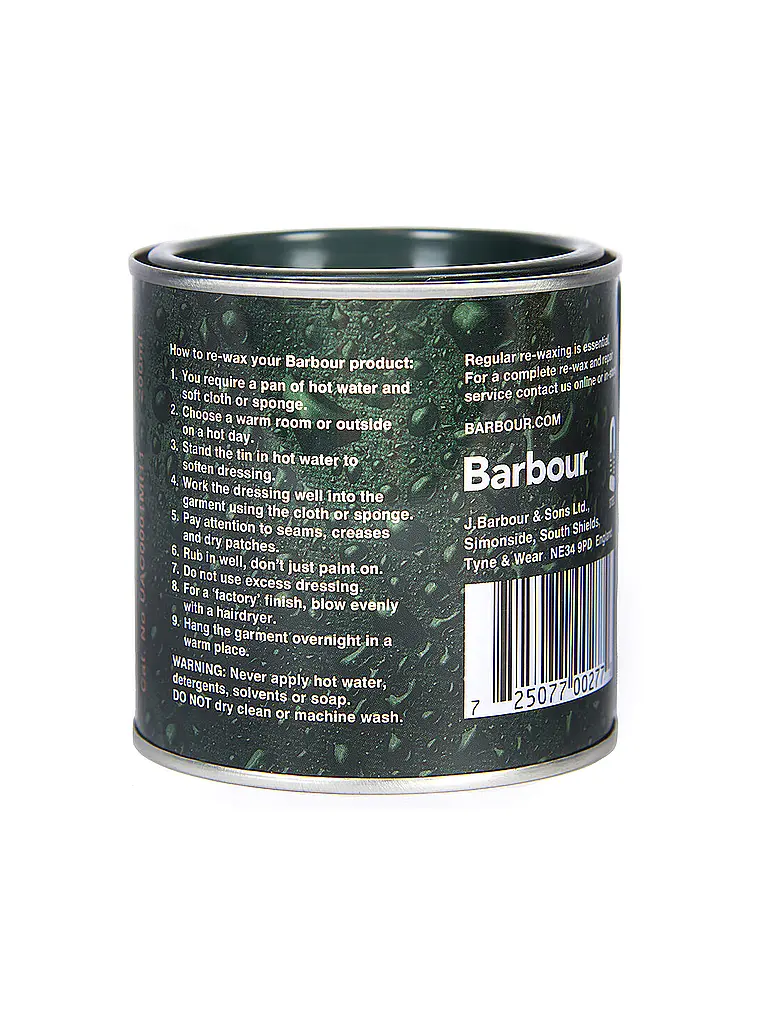 BARBOUR | Wachspflege Thornproof (Dose 200ml) | transparent