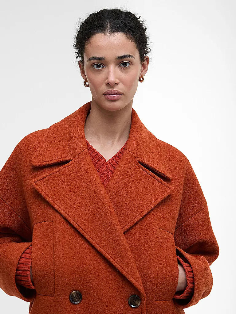 BARBOUR | Wollmantel BLYTH | orange