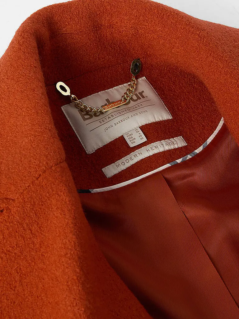 BARBOUR | Wollmantel BLYTH | orange