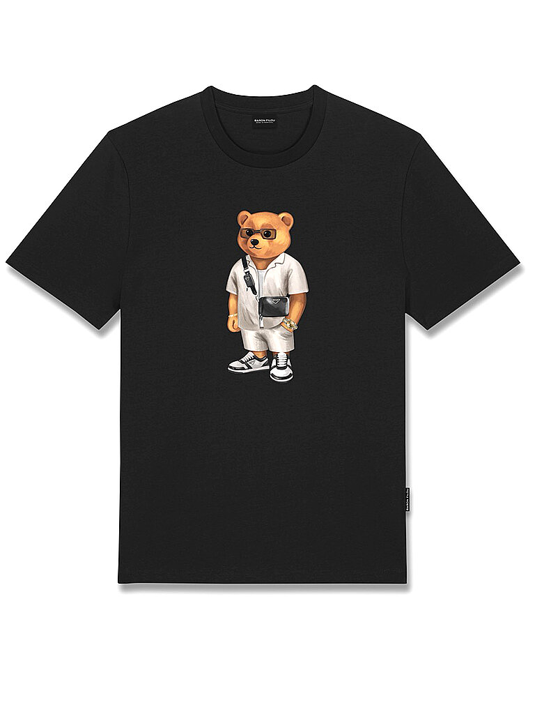 T-Shirt schwarz L herren