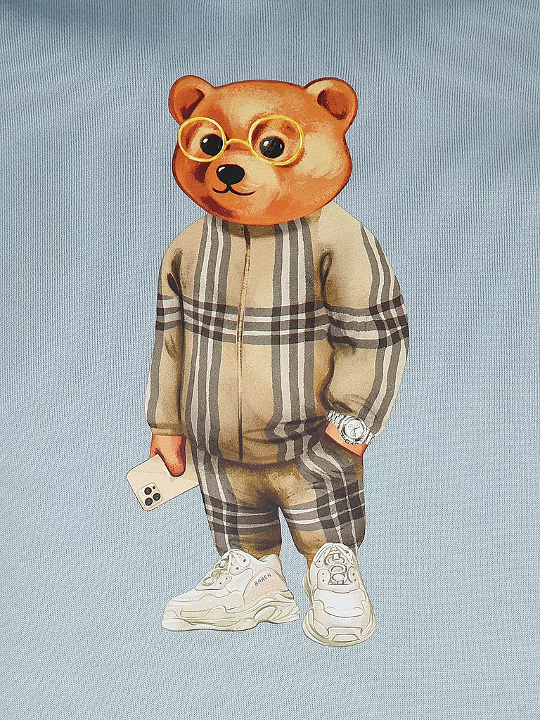 BARON FILOU | Kapuzensweater - Hoodie THE TRACKSUIT ICON | hellblau