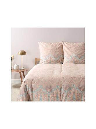 BASSETTI | Satin Bettwäsche INDIAN ROSES 70x90cm/140x200cm Beige
