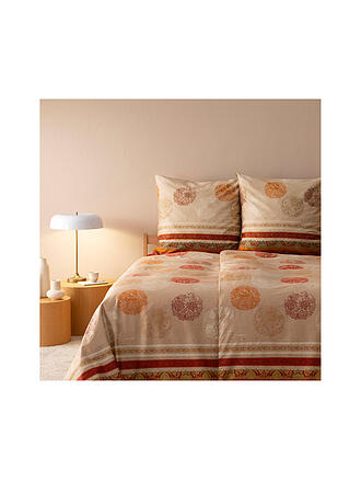 BASSETTI | Satin Bettwäsche  70x90cm / 140x200cm FLORENCE Rot