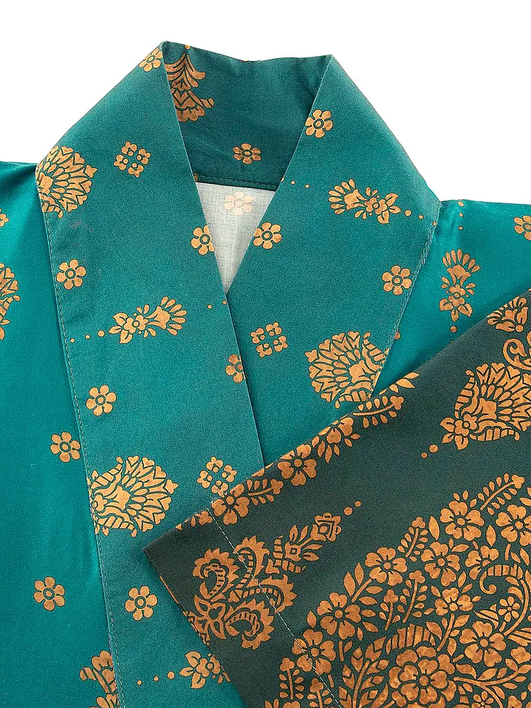 BASSETTI | Damen Kimono GOLD DECOR | Petrol