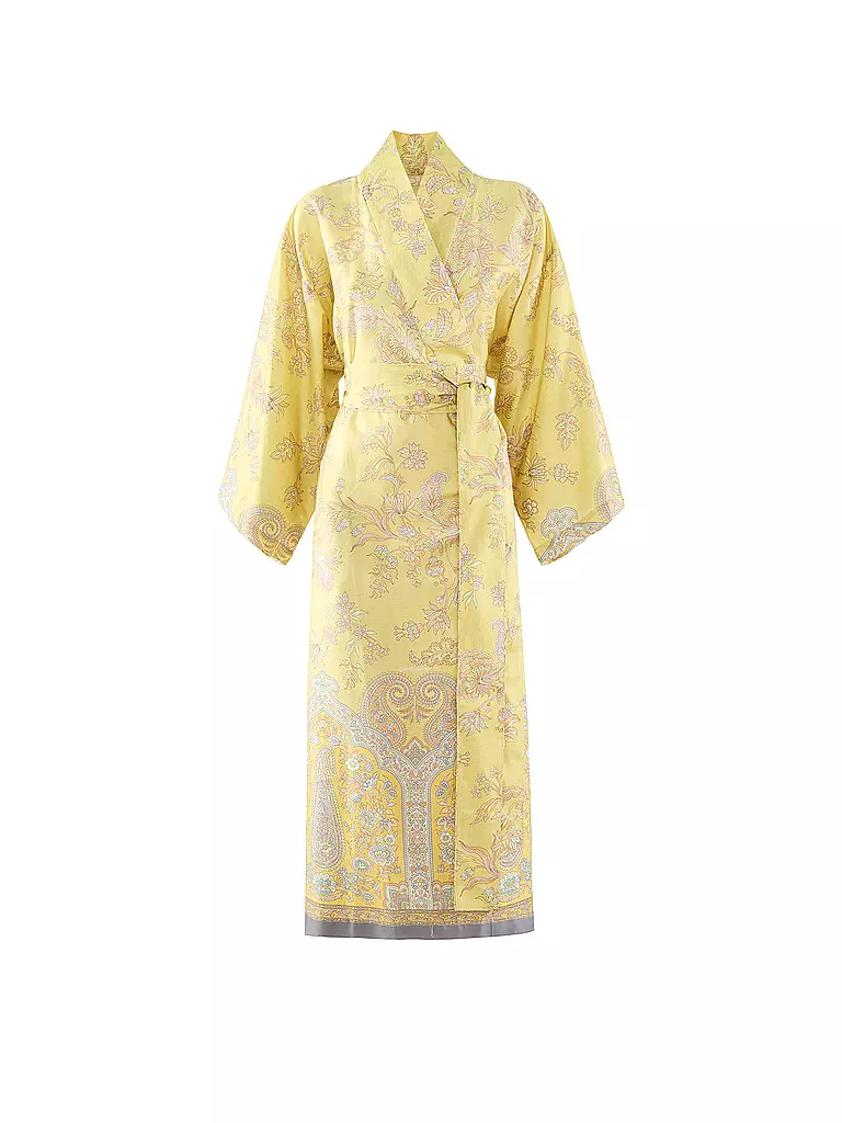 BASSETTI | Kimono INDIAN ROSES | gelb
