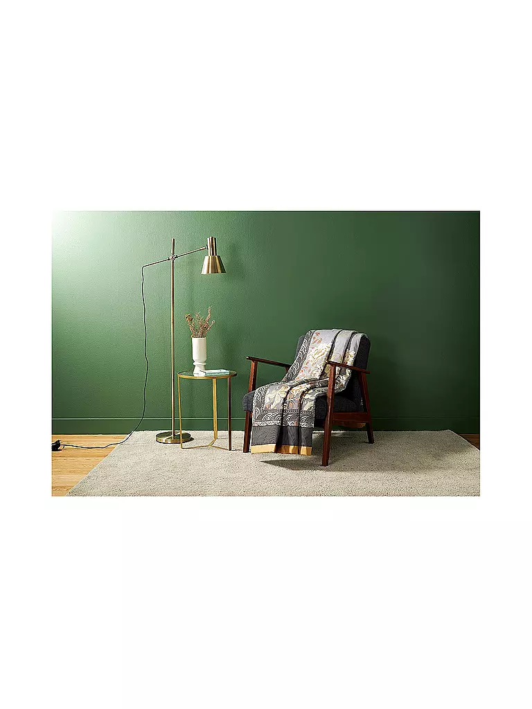 BASSETTI | Plaid - Tagesdecke VERONA 135x190cm Grau | grau