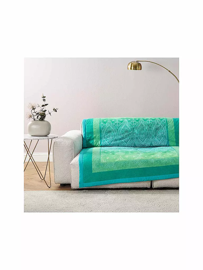 BASSETTI | Plaid KERALA 135x190cm Gruen | grün