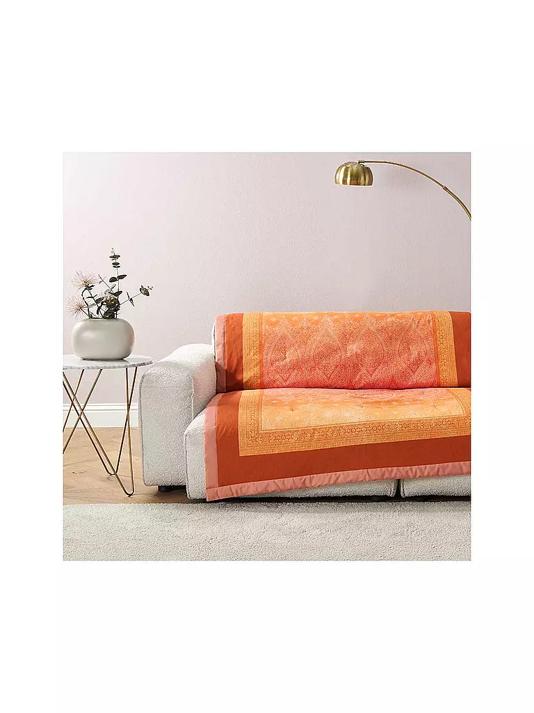 BASSETTI | Plaid KERALA 135x190cm Orange  | orange