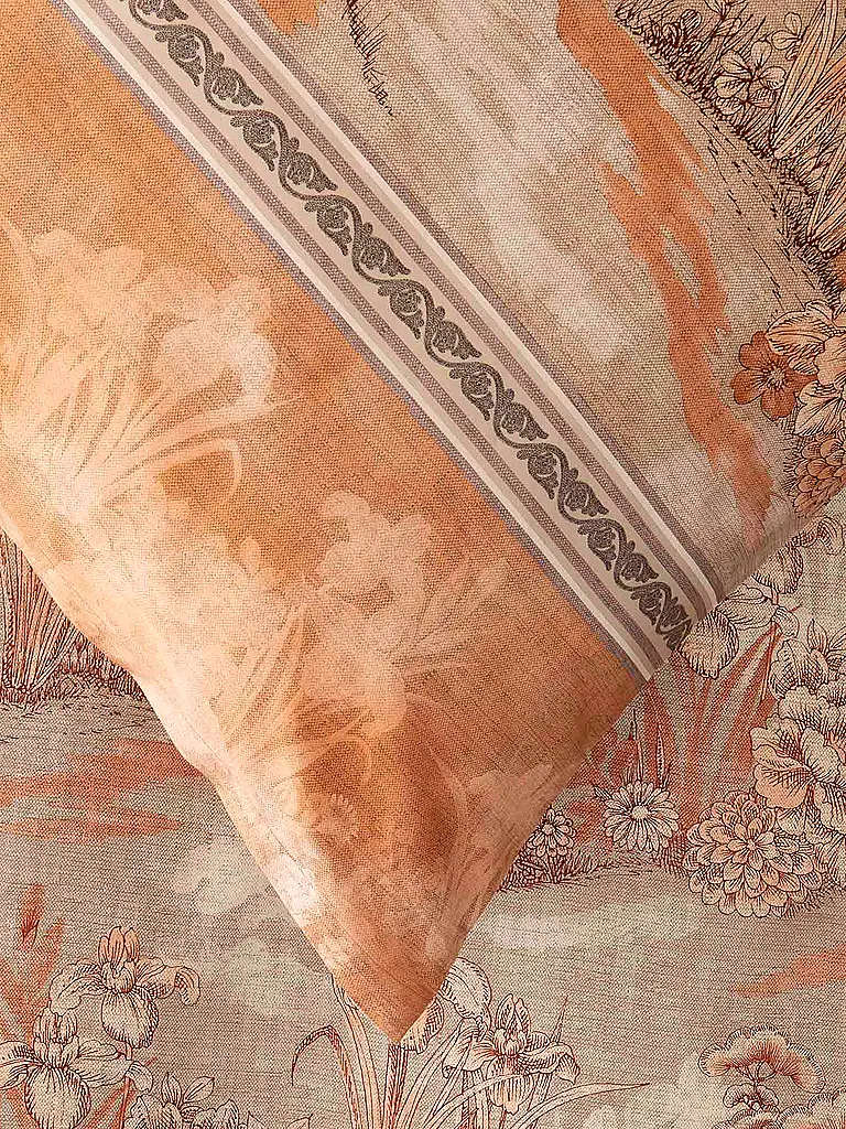 BASSETTI | Satin Bettwäsche  70x90cm / 140x200cm ACQUAFORTE Terrakotta | 