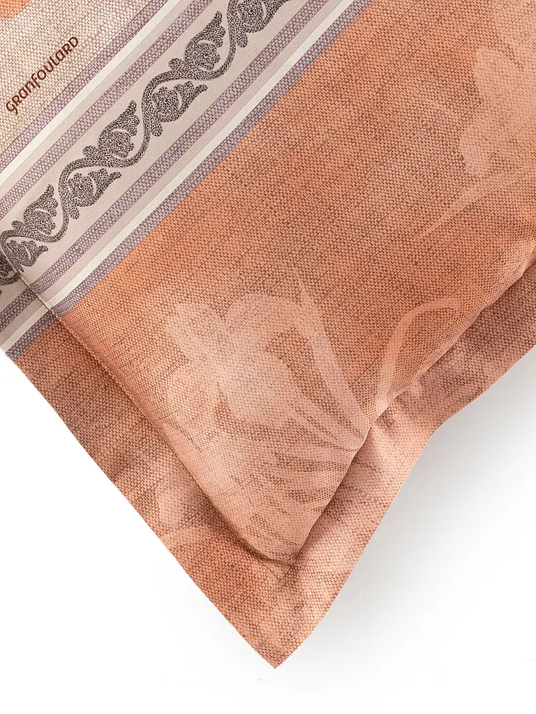 BASSETTI | Satin Bettwäsche  70x90cm / 140x200cm ACQUAFORTE Terrakotta | 