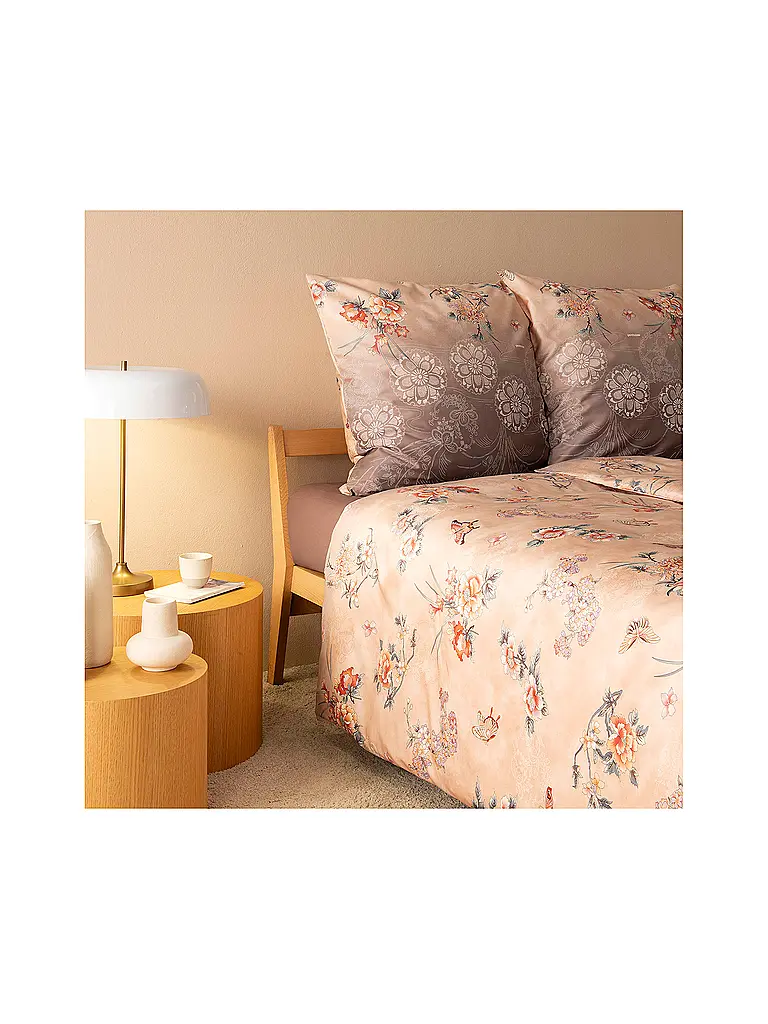 BASSETTI | Satin Bettwäsche  70x90cm / 140x200cm ESPERIDI  Beige | 