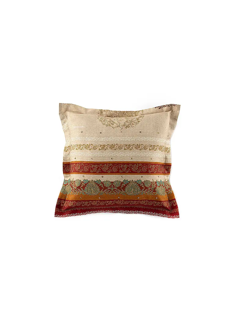 BASSETTI | Satin Bettwäsche  70x90cm / 140x200cm FLORENCE Rot | dunkelrot