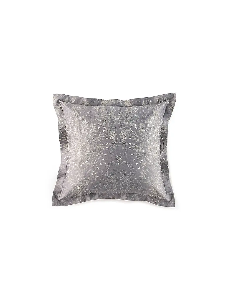 BASSETTI | Satin Bettwäsche  70x90cm / 140x200cm MONNALISA  Grau | grau