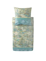BASSETTI | Satin Bettwäsche 70x90cm / 140x200cm ACQUAFORTE  Gruen | mint