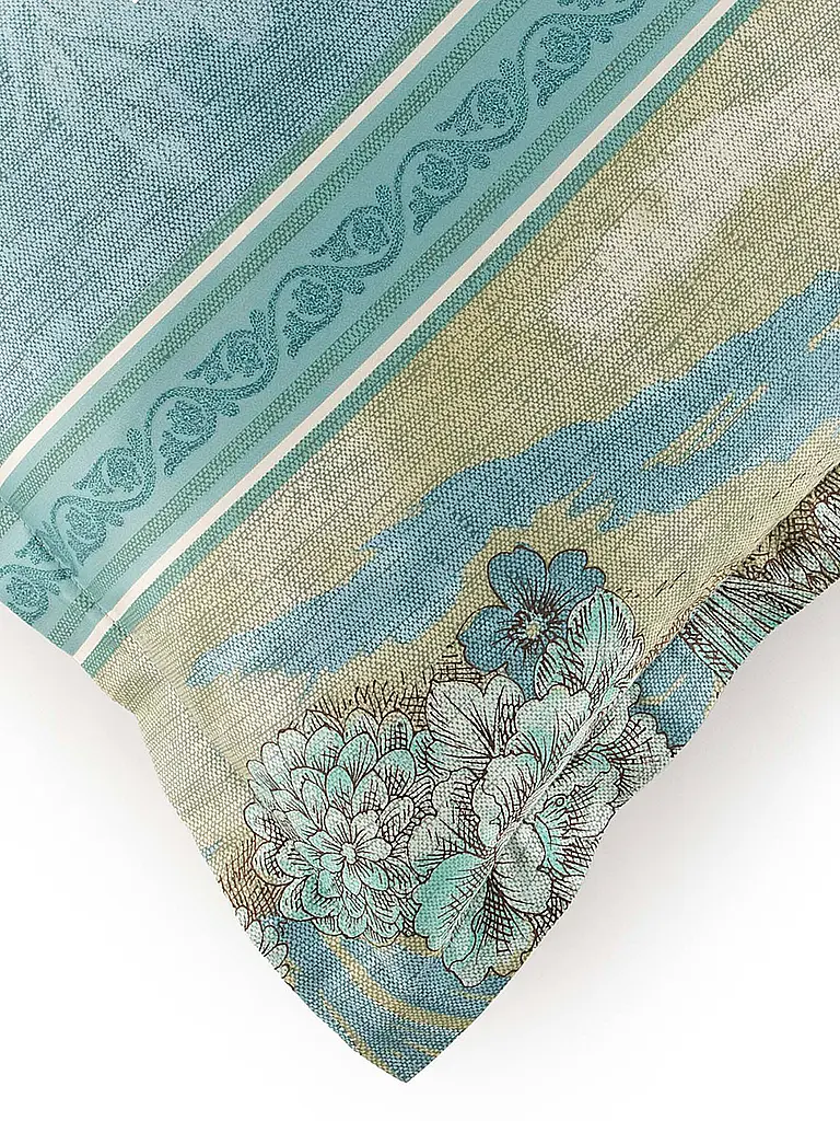 BASSETTI | Satin Bettwäsche 70x90cm / 140x200cm ACQUAFORTE  Gruen | 