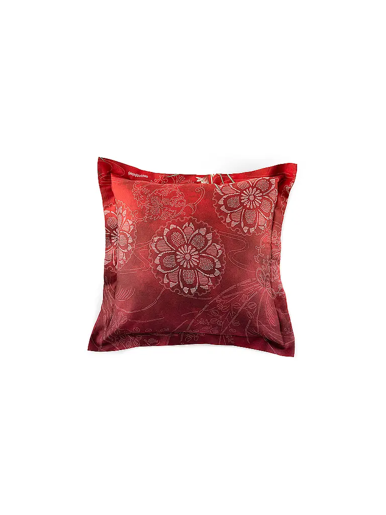 BASSETTI | Satin Bettwäsche 70x90cm / 140x200cm ESPERIDI  Rot | 