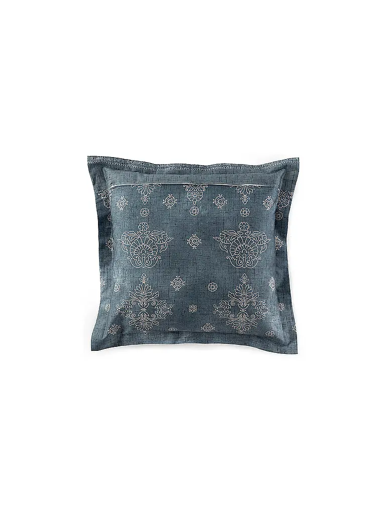 BASSETTI | Satin Bettwäsche 70x90cm / 140x220cm KERALA Smaragdgruen | 