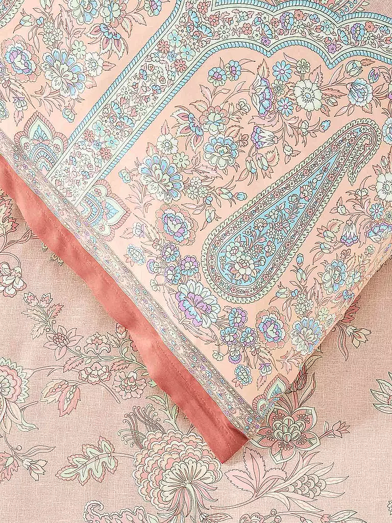 BASSETTI | Satin Bettwäsche INDIAN ROSES 70x90cm/140x200cm Beige | beige