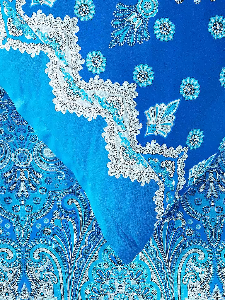 BASSETTI | Satin Bettwäsche ISOLABELLA 70x90cm/140x200cm Blau | blau