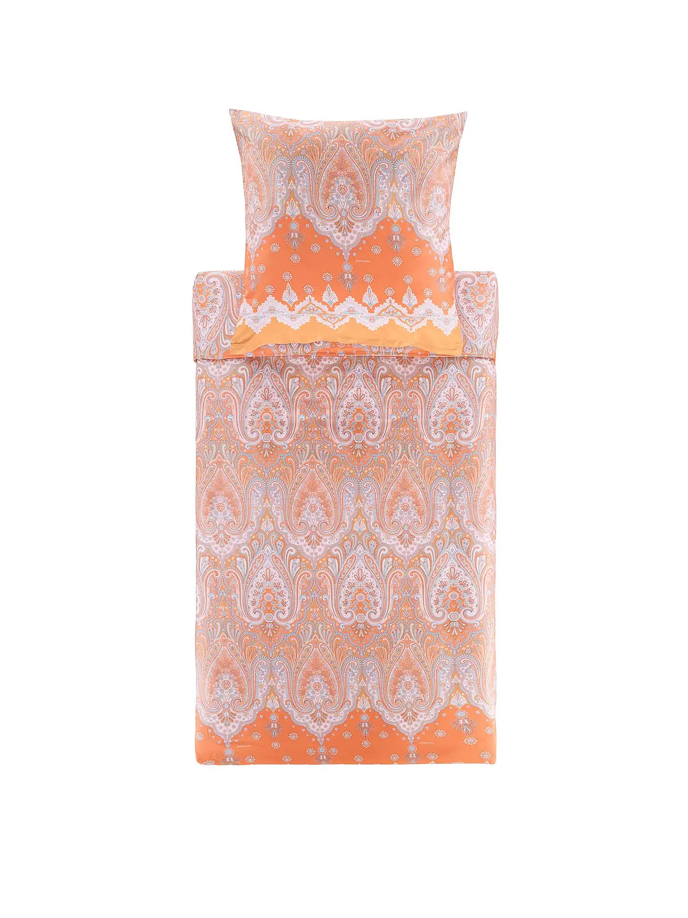 BASSETTI | Satin Bettwäsche ISOLABELLA 70x90cm/140x200cm Orange | orange