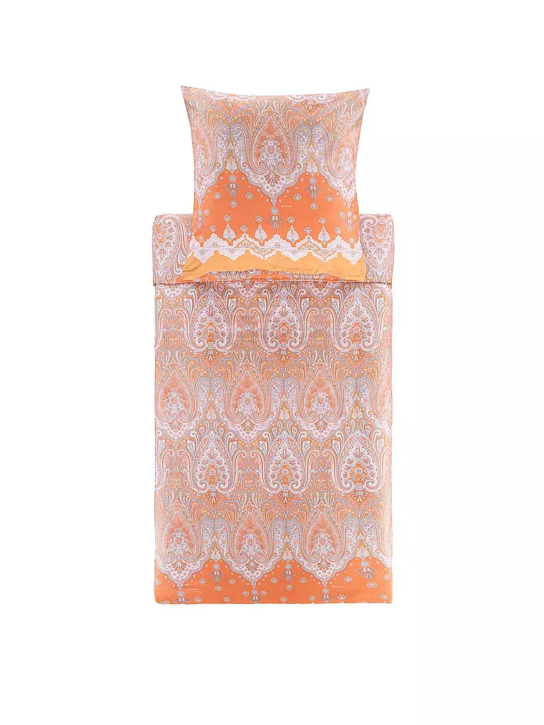 BASSETTI | Satin Bettwäsche ISOLABELLA 70x90cm/140x200cm Orange | orange