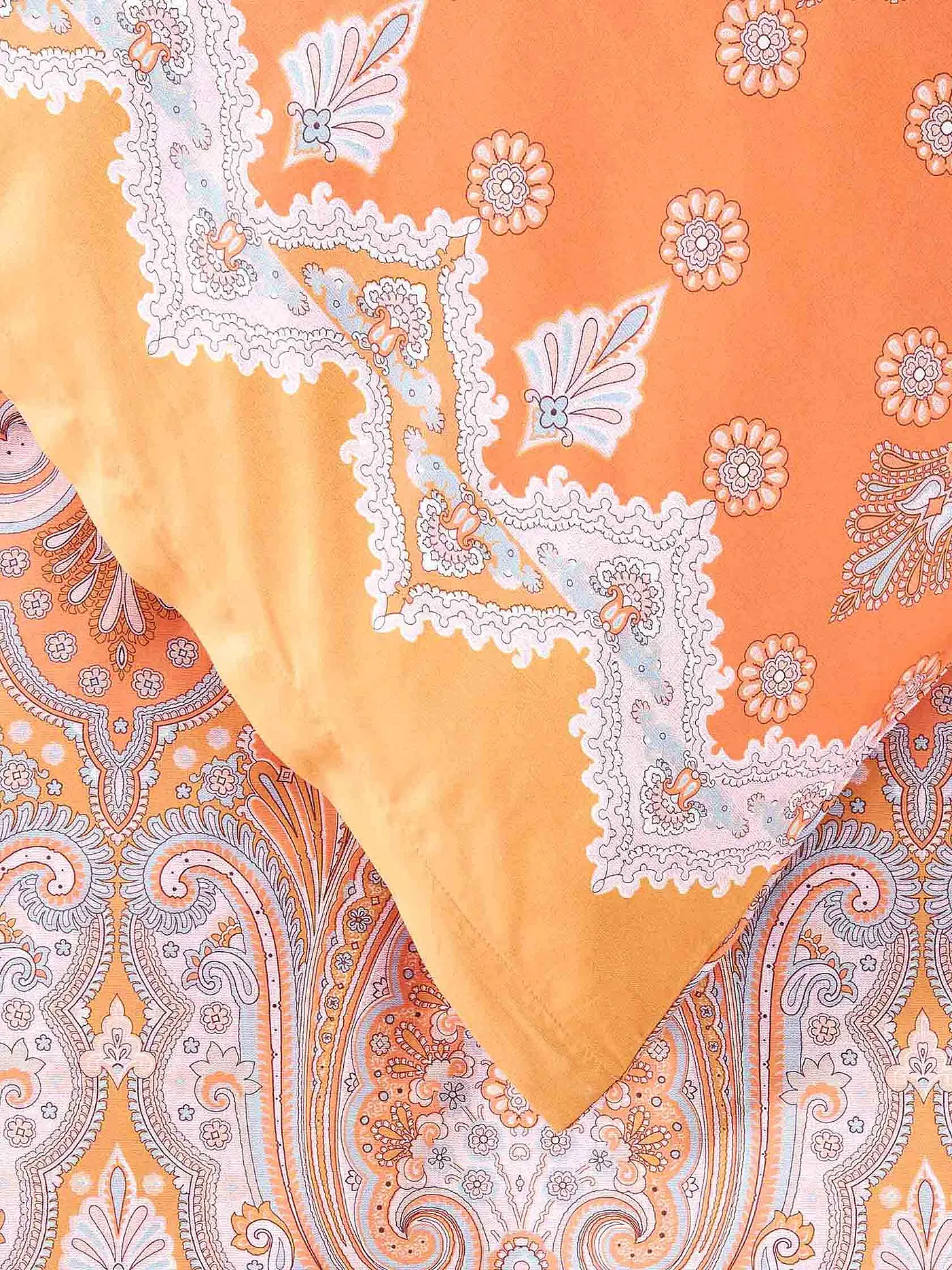 BASSETTI | Satin Bettwäsche ISOLABELLA 70x90cm/140x200cm Orange | orange