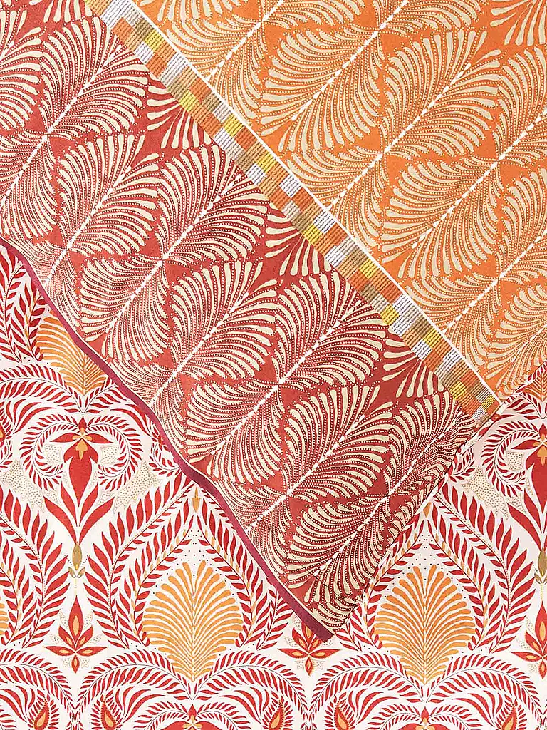 BASSETTI | Satin Bettwäsche NAIROBI 70x90cm/140x200cm Corale | koralle