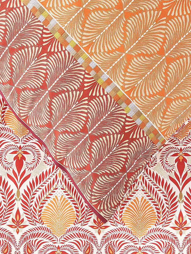 BASSETTI | Satin Bettwäsche NAIROBI 70x90cm/140x220cm Corale | koralle
