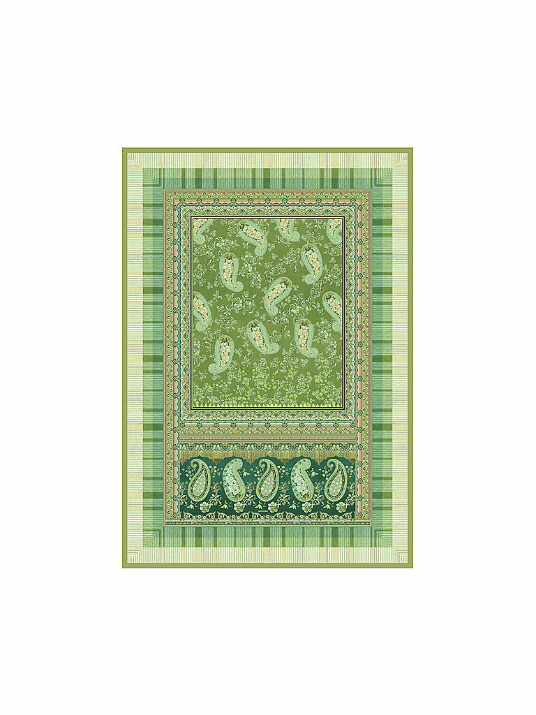 BASSETTI | Tagesdecke - Plaid "Anacapri" 135x190cm | grün