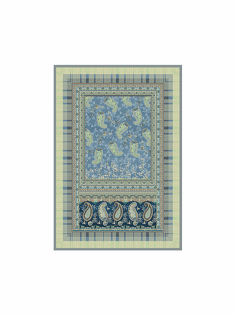 BASSETTI | Tagesdecke - Plaid "Anacapri" 135x190cm | blau